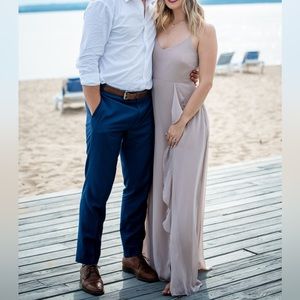 Birdy Grey Theresa Chiffon Dress - Taupe